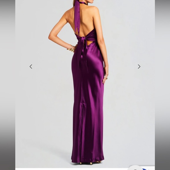 Retrofete Ester Dress in Eggplant Color - Picture 3 of 9